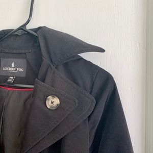 London Fog | classic black trench coat